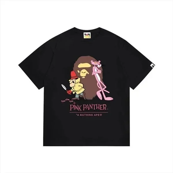 A Bathing Ape A Bathing Ape Pink Panther Black T-Shirt Black - 1