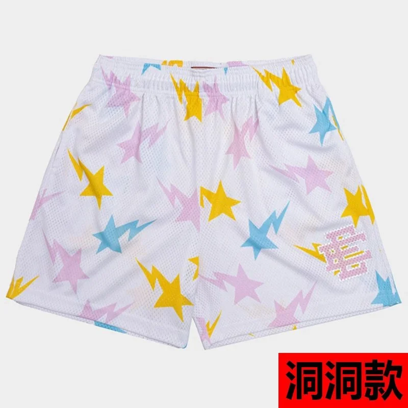 A Bathing Ape A Bathing Ape BAPE STA Star Shorts White White - 1