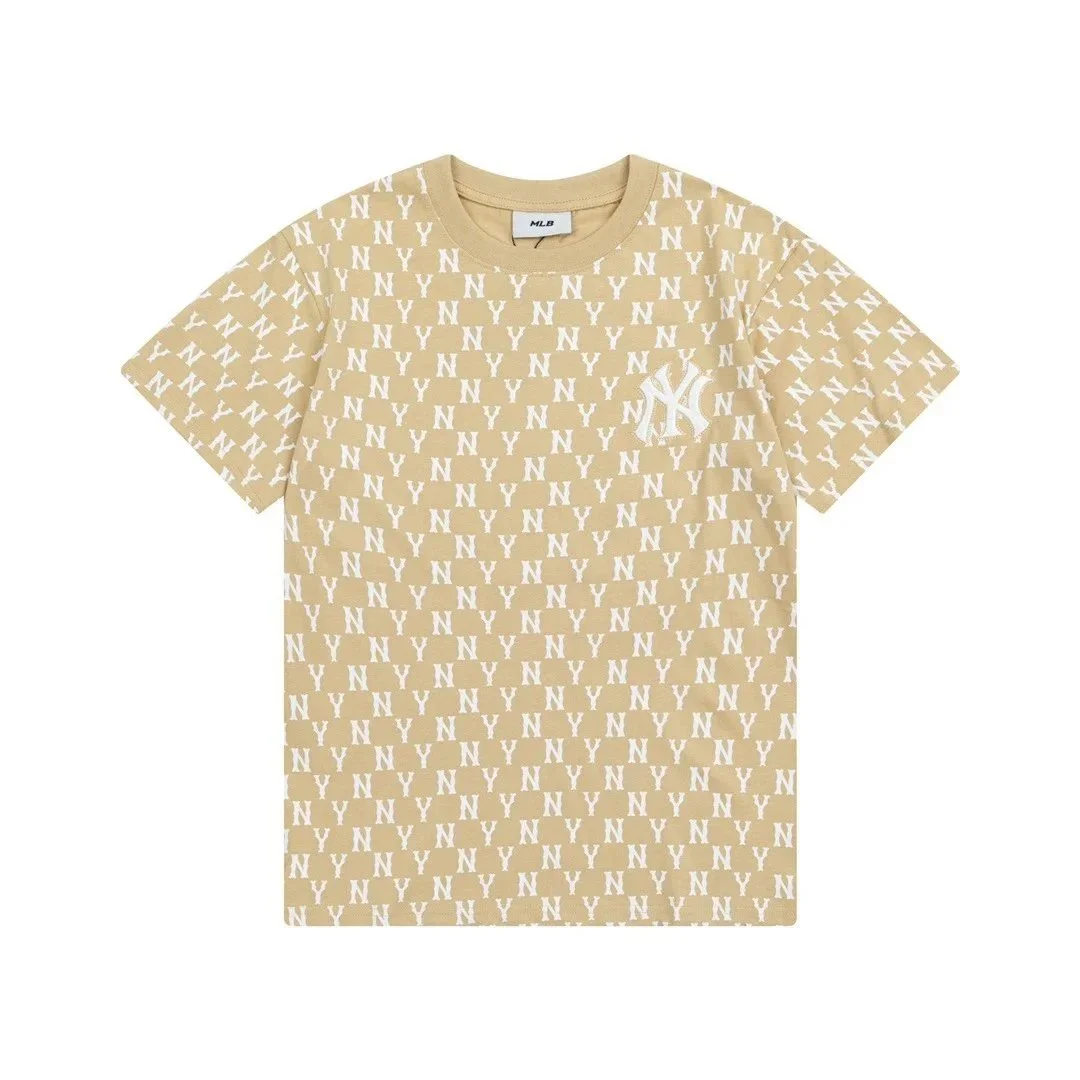 MLB MLB NY Yankees Beige Logo T-Shirt Beige - 1