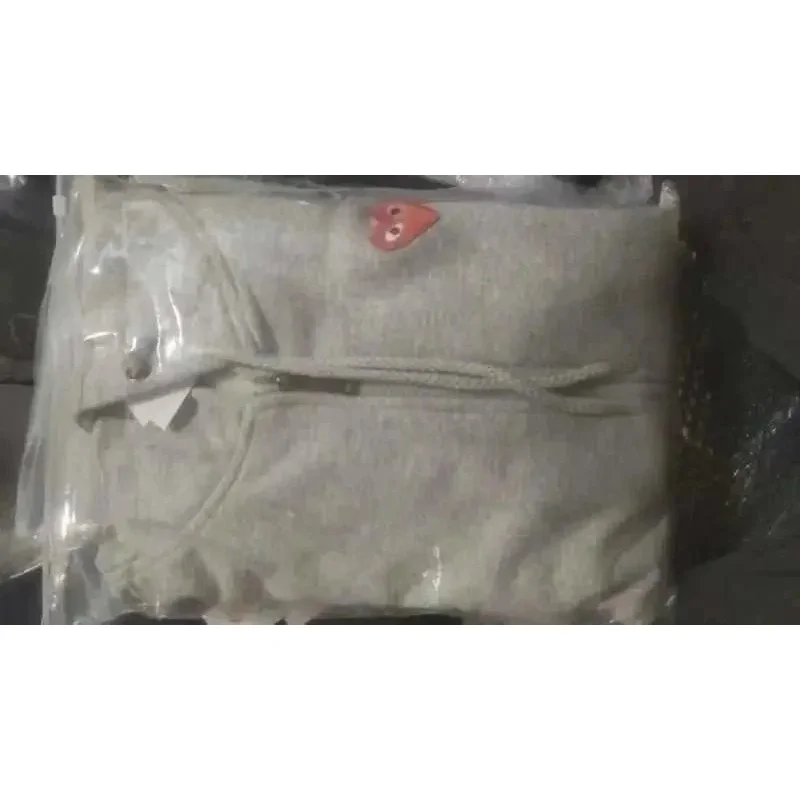 A Bathing Ape A Bathing Ape BAPE STA Grey Hoodie with Red Heart Logo Grey - 1