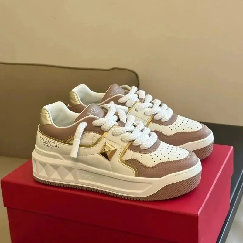 Valentino Valentino Rhecess White & Beige Sneakers White - 1
