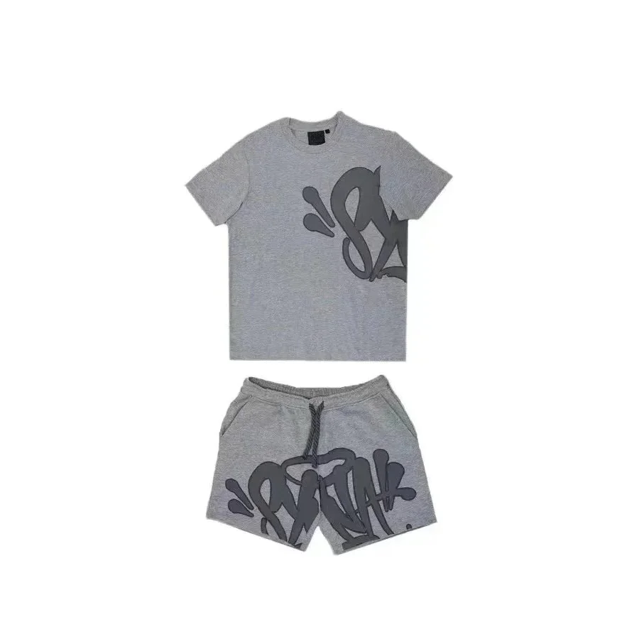 Fear of God Co-ord Set with Graffiti Print in Grey Grey - 1