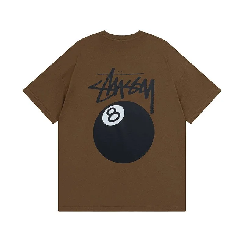 Stussy Stussy 8-Ball T-Shirt Brown Solid Brown - 1
