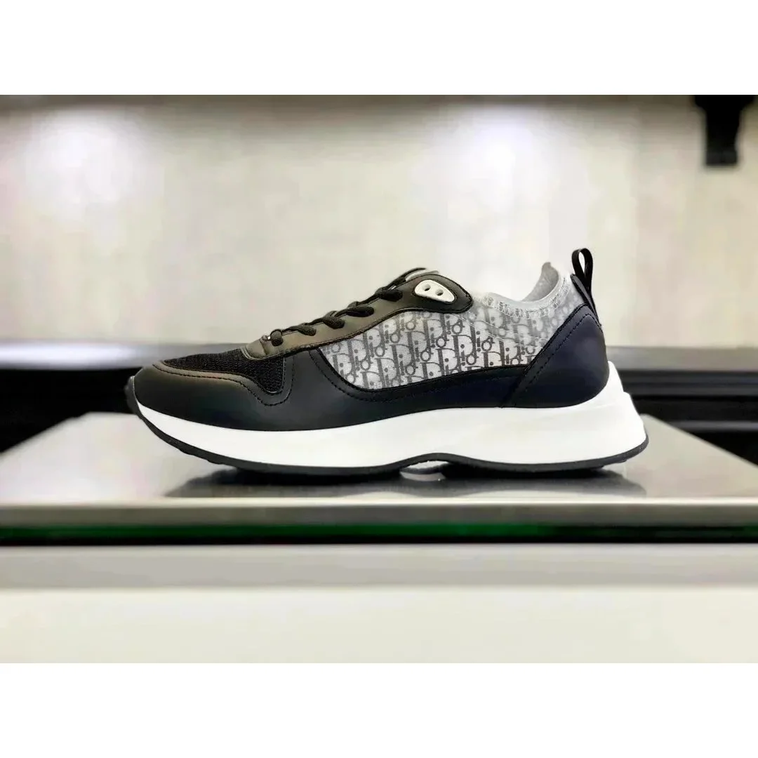 Dior Dior Saddle Black & White Sneakers Black - 1