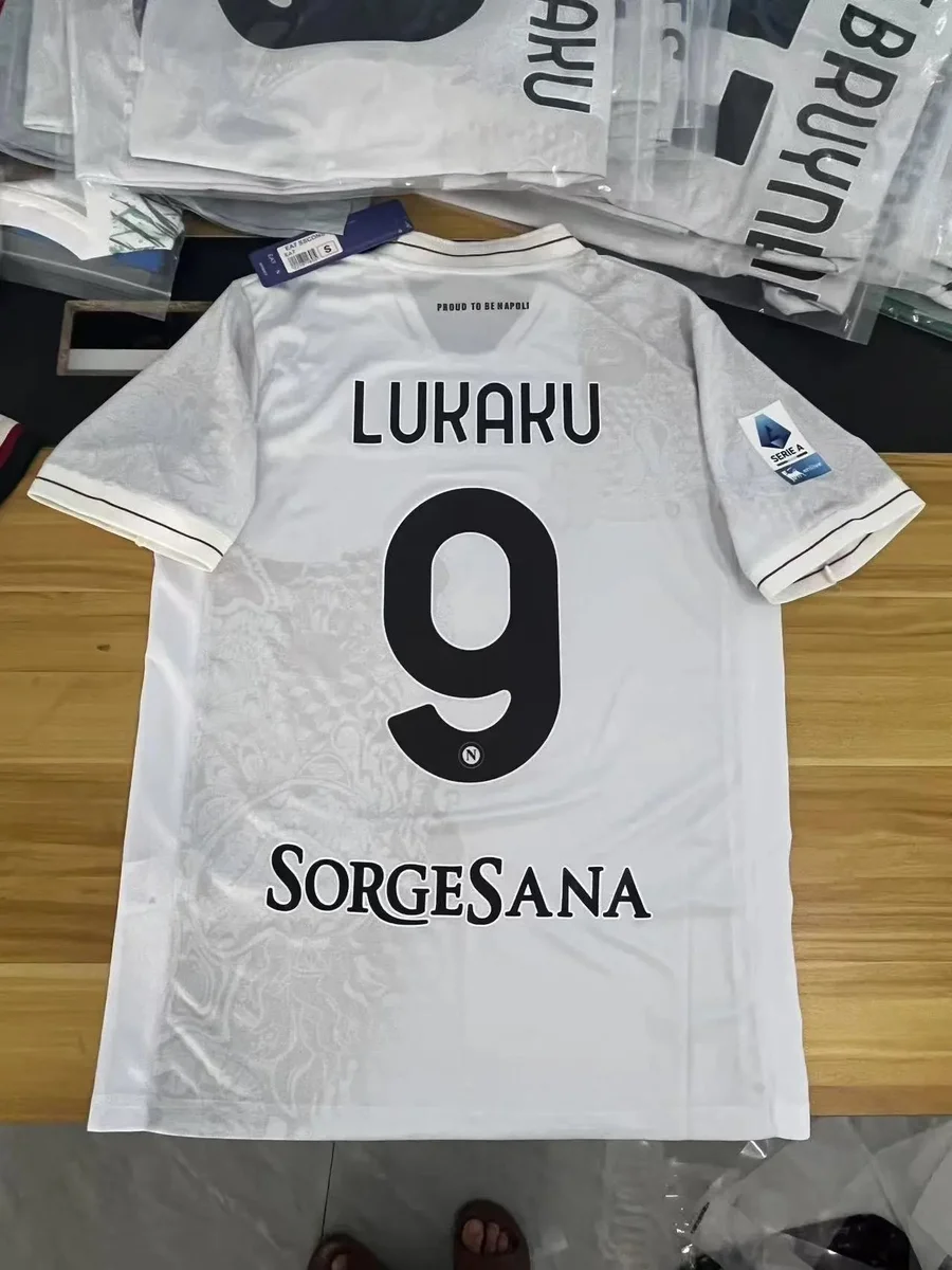 Adidas Adidas Napoli #9 Lukaku White Jersey White - 1