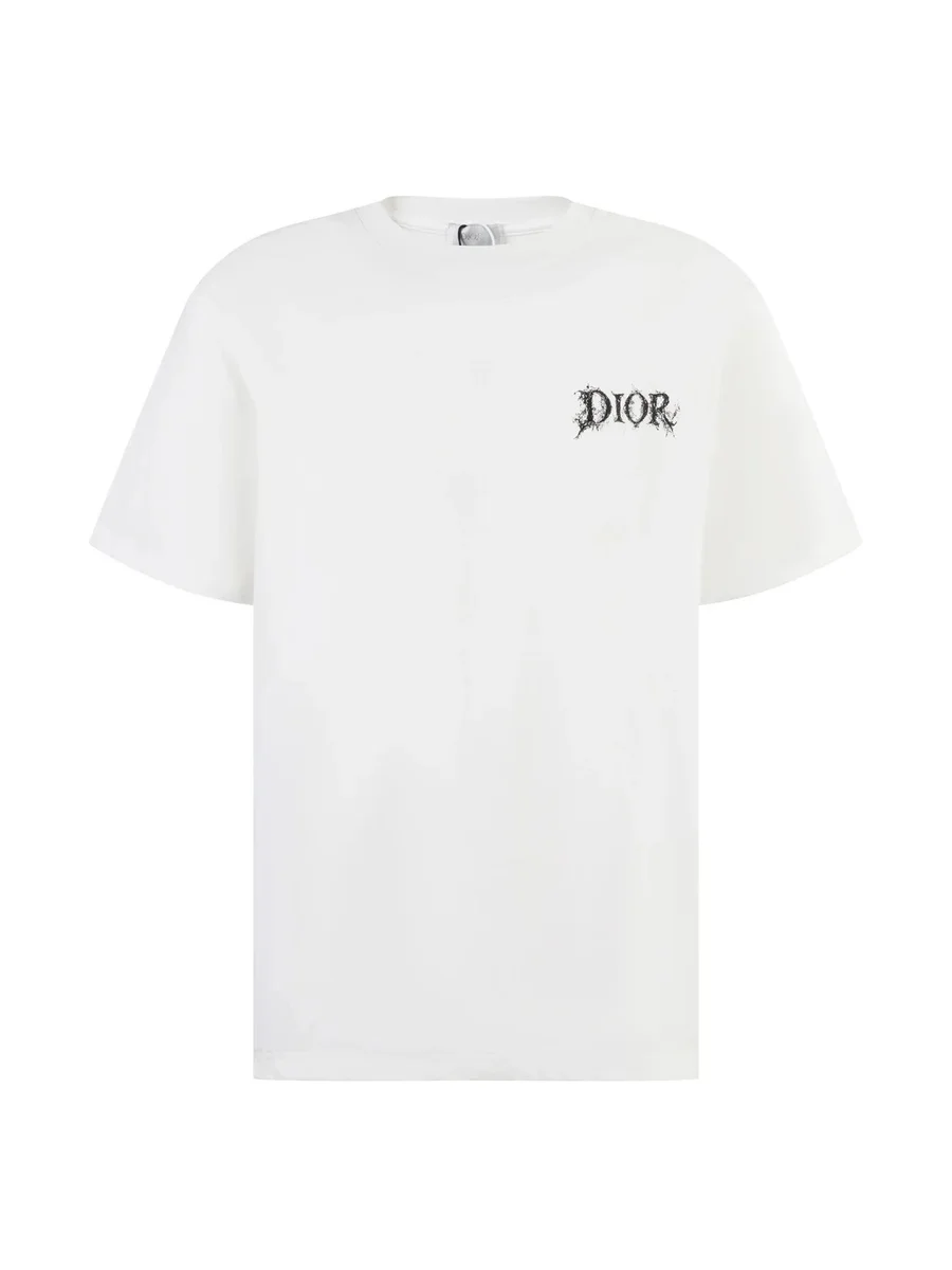 Dior Dior White 'DIOR' Logo T-Shirt White - 1