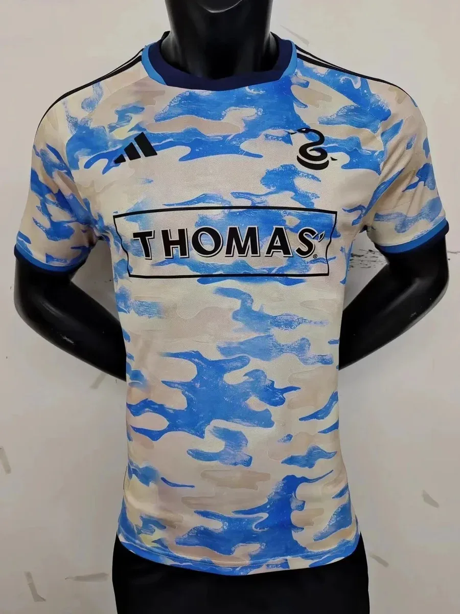 Adidas Adidas Camo Jersey Football Shirt Blue - 1