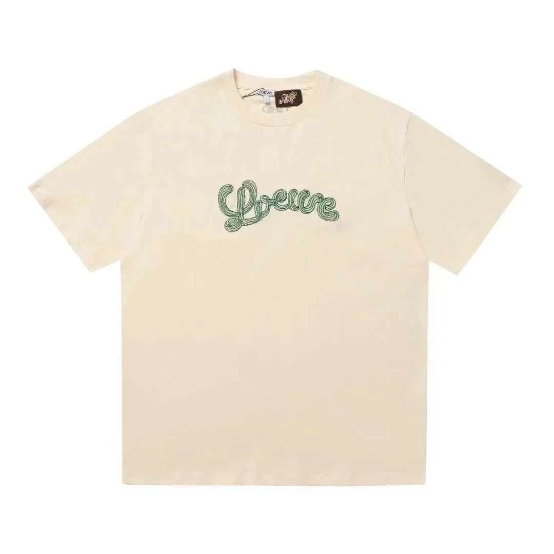 Loewe Loewe Love Script T-Shirt Cream Solid Cream - 1