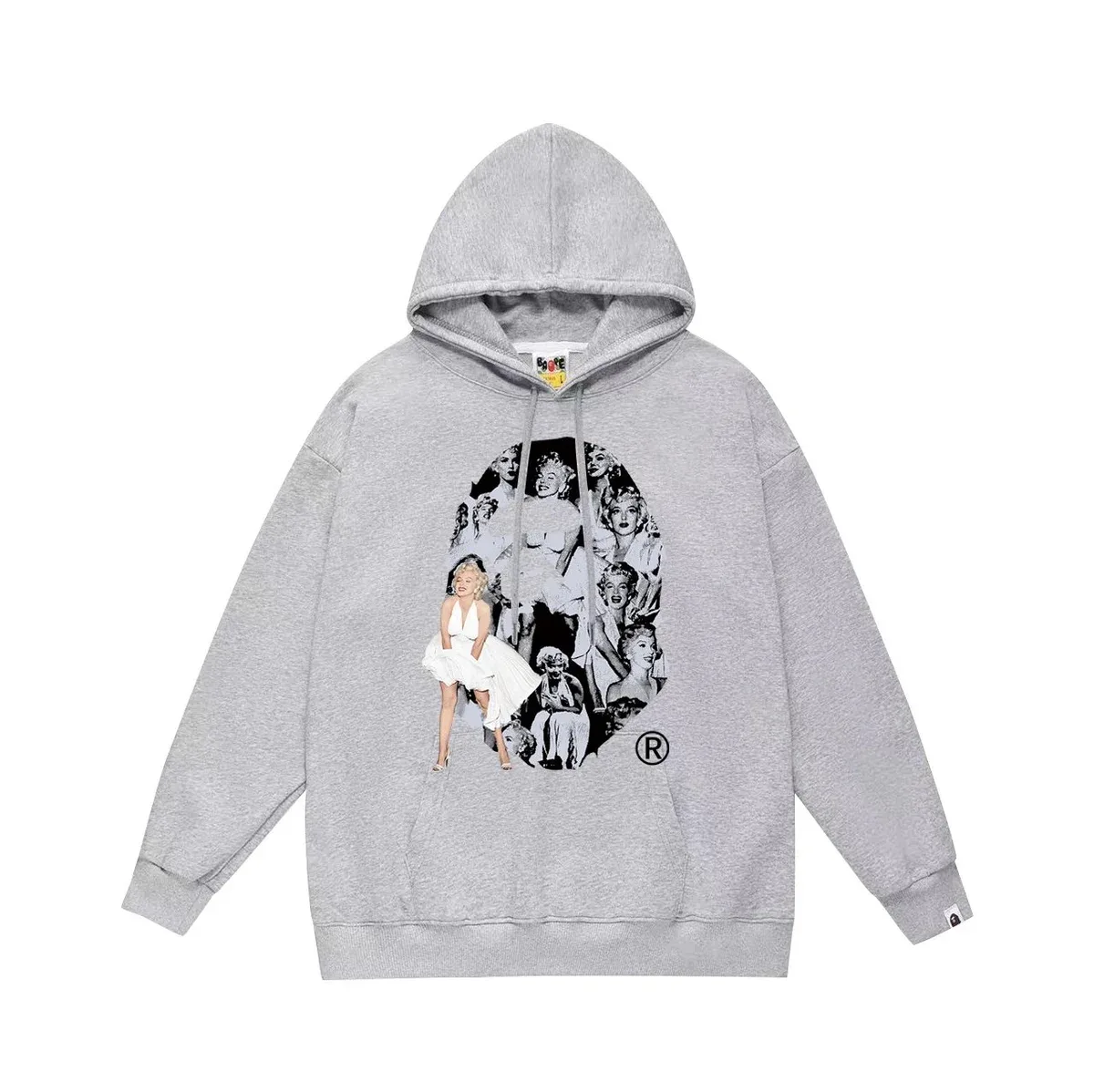 A Bathing Ape A Bathing Ape BAPE STA Marilyn Monroe Graphic Hoodie Grey Grey - 1