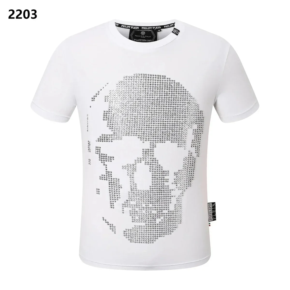 Philipp Plein Philipp Plein Skull T-Shirt White White - 1