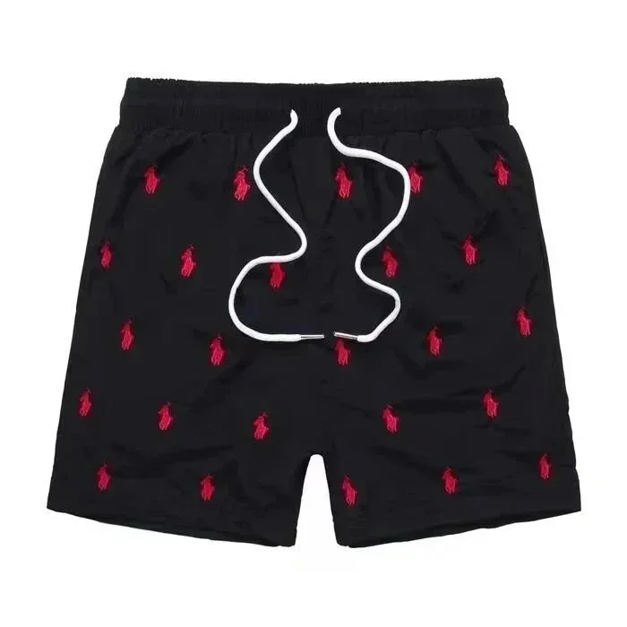 Polo Ralph Lauren Polo Ralph Lauren Red Pony Black Shorts Black - 1