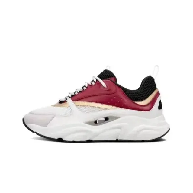 New Balance Unisex Chunky Sneaker White/Red White - 1