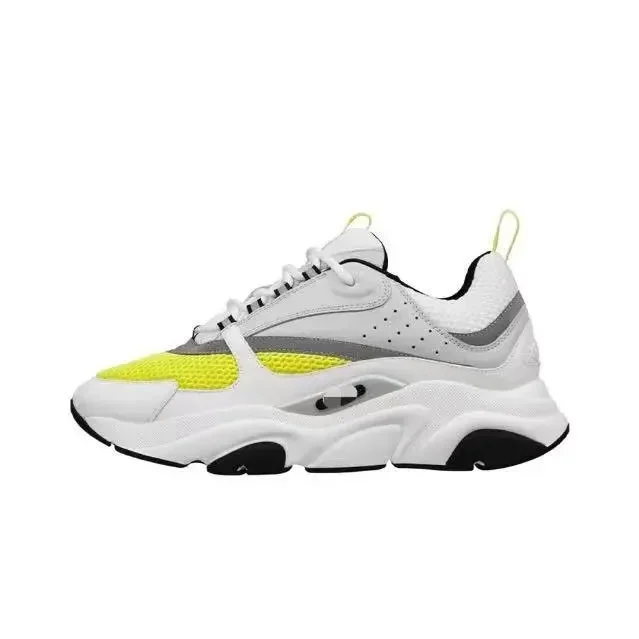 New Balance Unisex White & Yellow Chunky Sneakers White - 1
