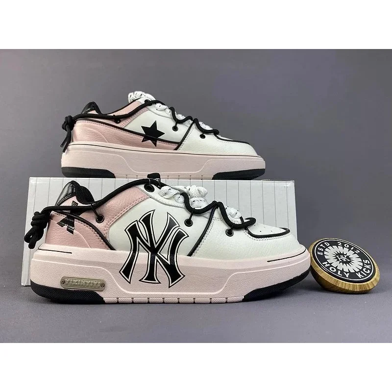 New Balance NY Yankees Sneakers White/Pink Low Top White - 1