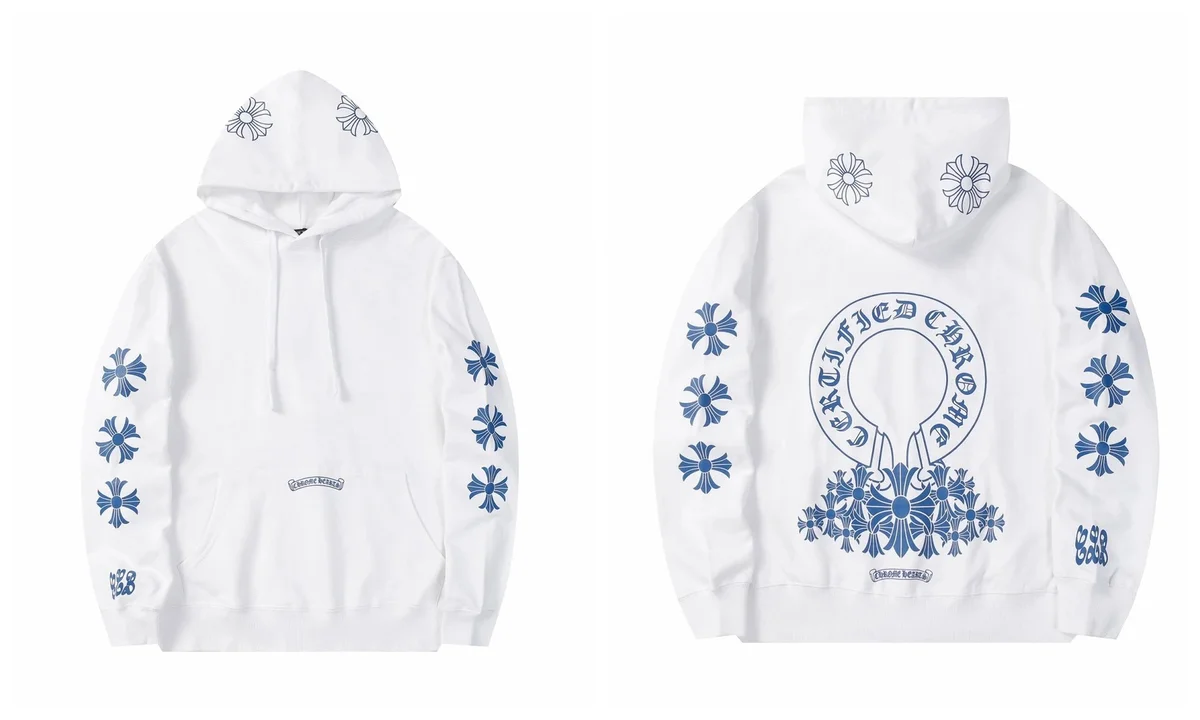 Chrome Hearts Chrome Hearts White Floral Hoodie White - 1