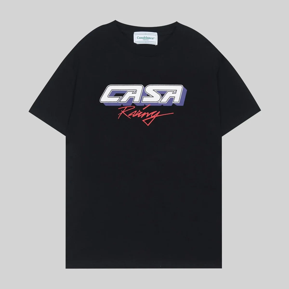 Casablanca Casablanca Casa Racing Black T-Shirt Black - 1