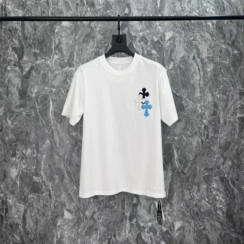 Chrome Hearts Chrome Hearts White Cross Embroidery T-Shirt White - 1