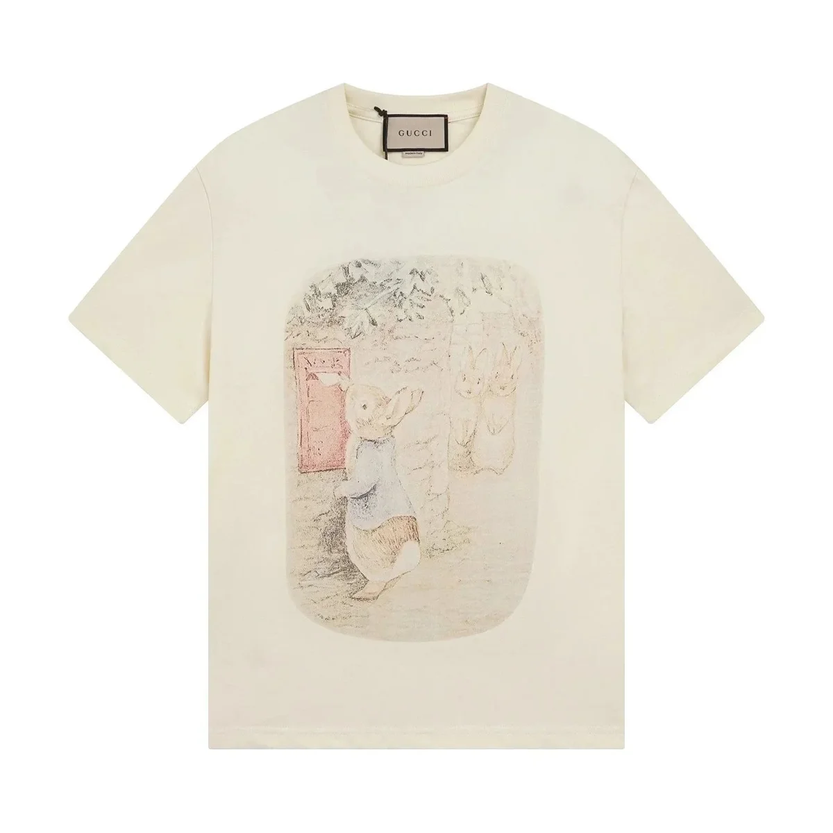 Gucci Gucci Peter Rabbit T-Shirt Cream Cream - 1