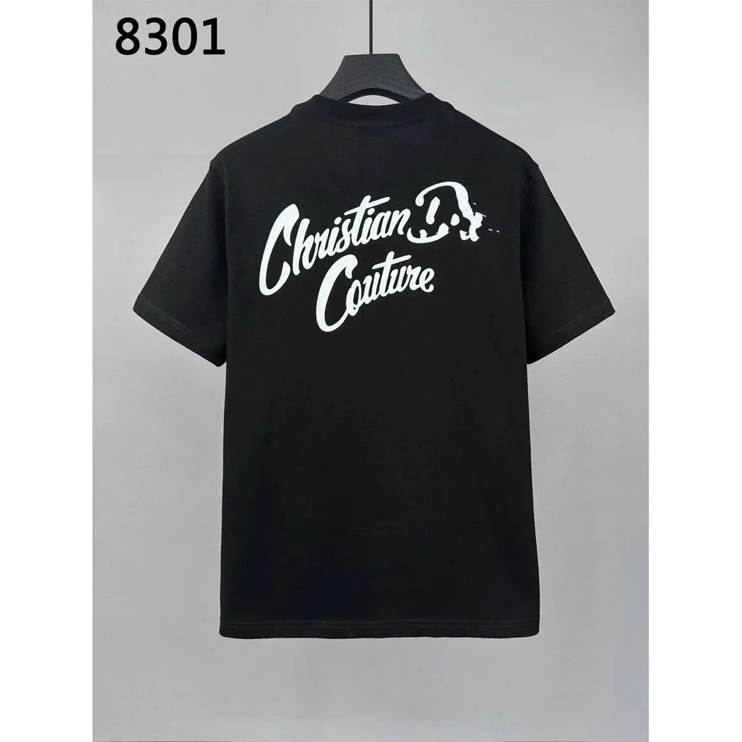 Dior Christian Dior T-Shirt Black 'Christian Couture' Script Black - 1