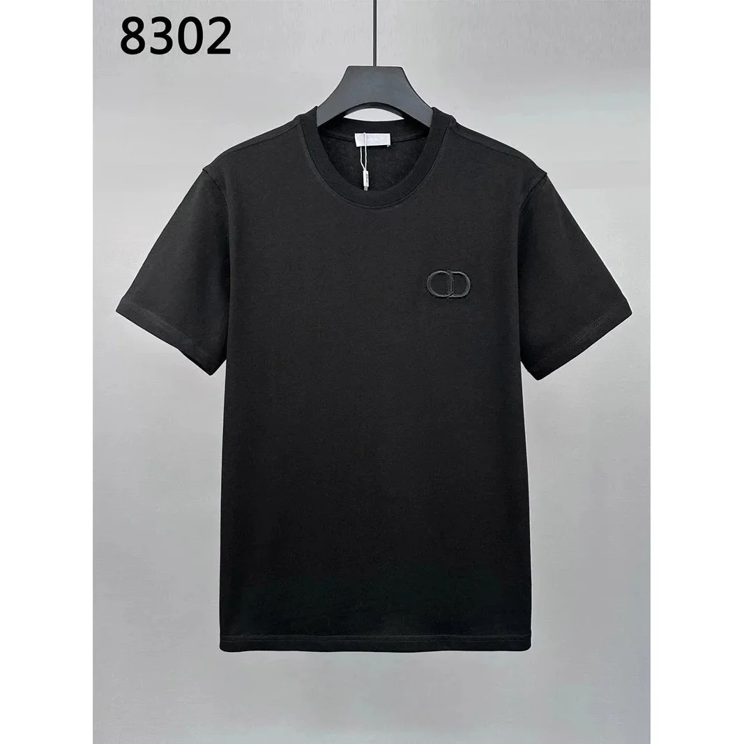 Dior Dior Black Embroidered Logo T-Shirt Black - 1