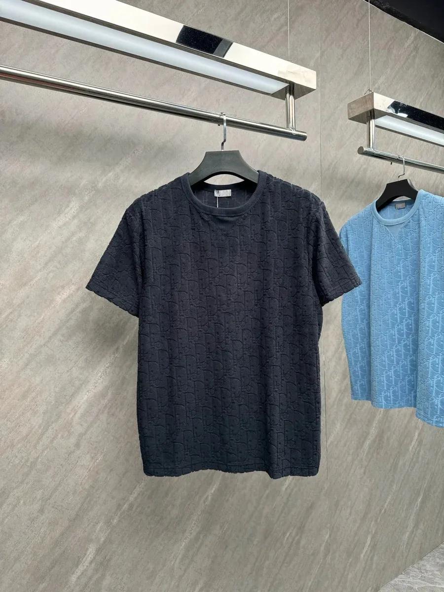 Dior Dior Monogram T-Shirt Navy Blue Navy - 1