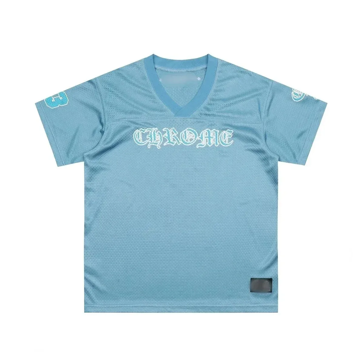 Chrome Hearts Chrome Hearts Light Blue Mesh Jersey Shirt Blue - 1