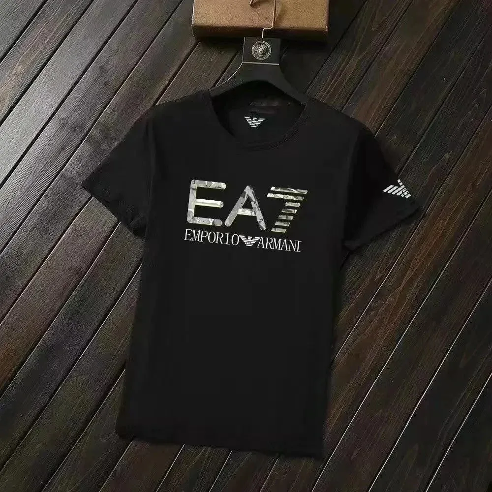 Armani Emporio Armani EA7 Black T-Shirt Black