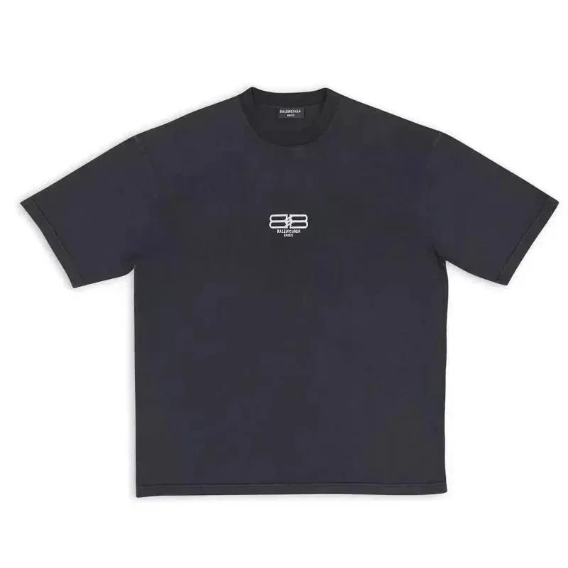 Balenciaga Balenciaga BB Logo T-Shirt Black Black - 1