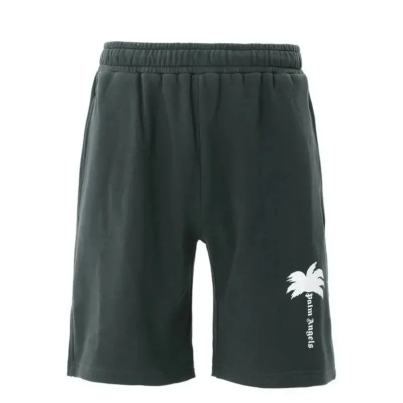 Palm Angels Palm Angels Bear Shorts Dark Green Navy - 1