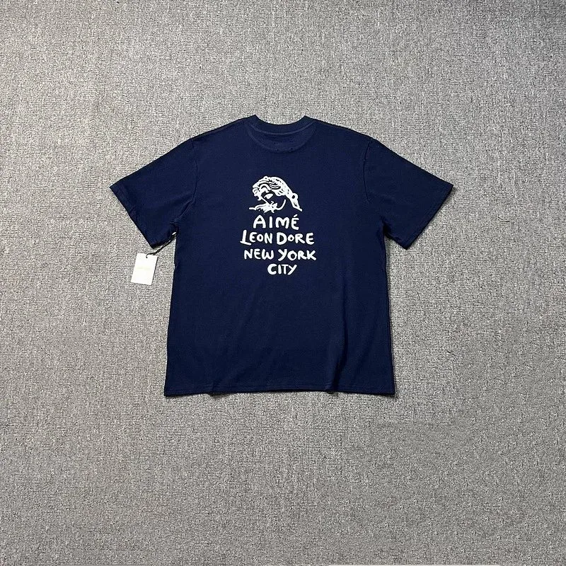 Aimé Leon Dore Aimé Leon Dore Navy Solid T-Shirt Navy - 1