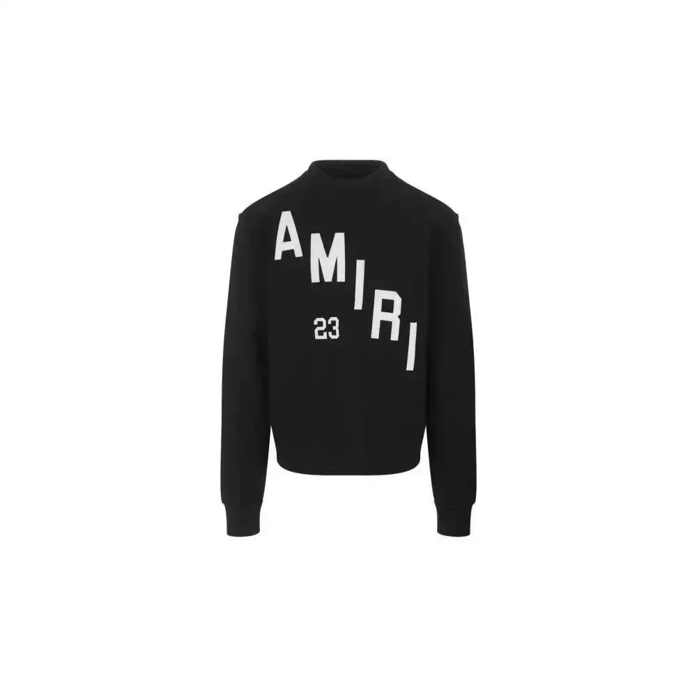 Amiri Amiri Black 'AMIRI 23' Crew Neck Sweatshirt Black - 1