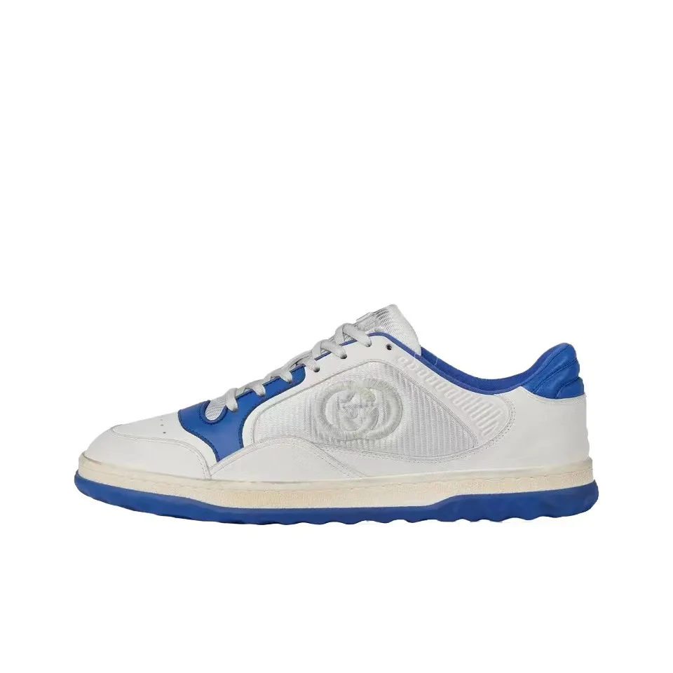 Gucci Gucci GG Marmont White & Blue Sneakers White - 1