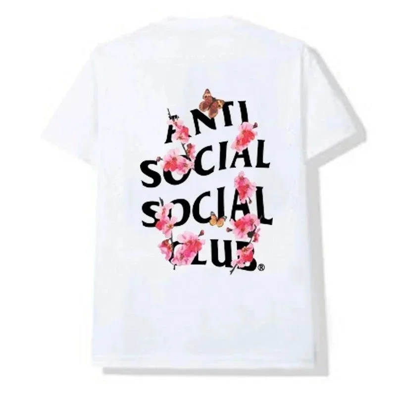 Anti Social Social Club Anti Social Social Club White Cherry Blossom T-Shirt White - 1