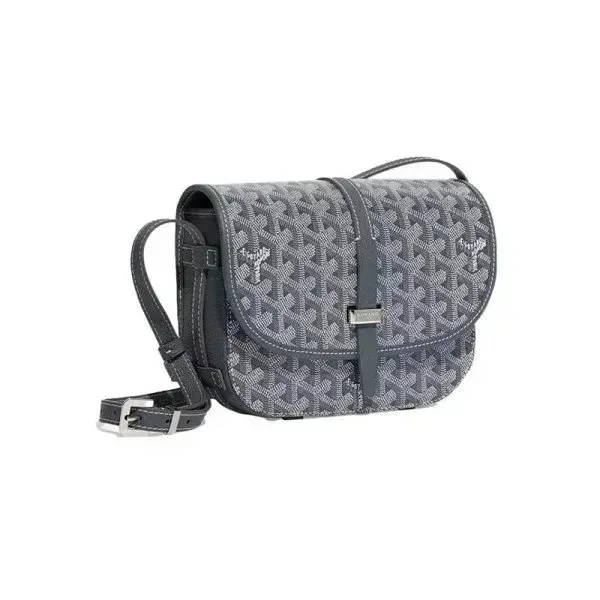 Goyard Goyard Saint Louis Grey Crosshatch Saddle Bag Grey - 1