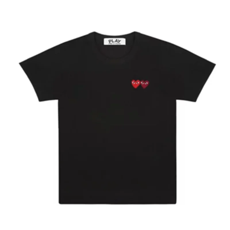 Comme des Garçons Comme des Garçons Play Heart T-Shirt Black Black - 1