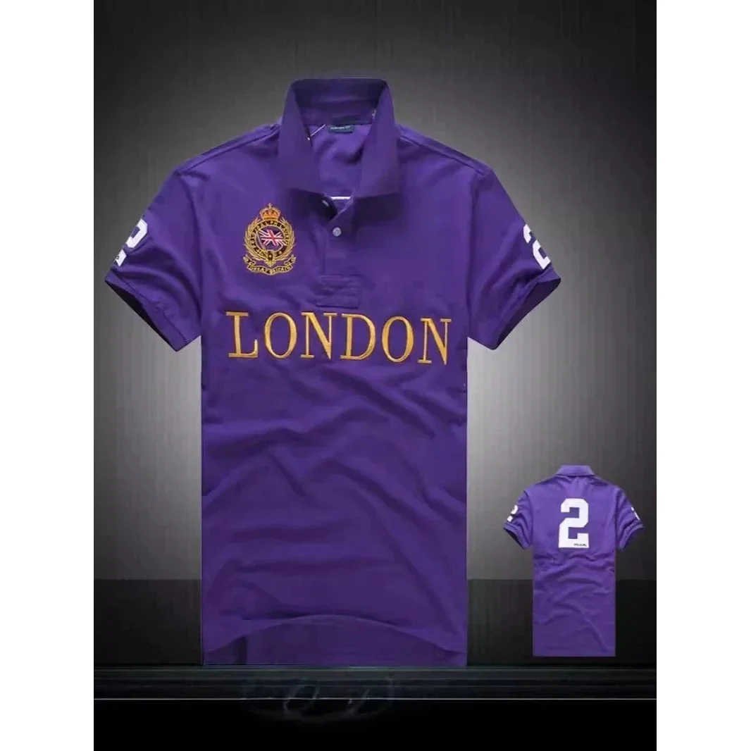 Polo Ralph Lauren Polo Ralph Lauren Big Pony London Purple Polo Shirt Purple - 1