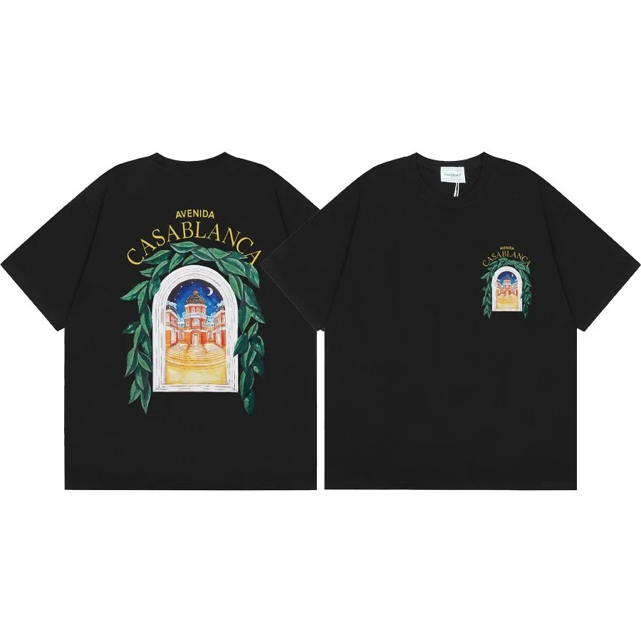 Casablanca Casablanca Avenida Casablanca Black T-Shirt Black - 1