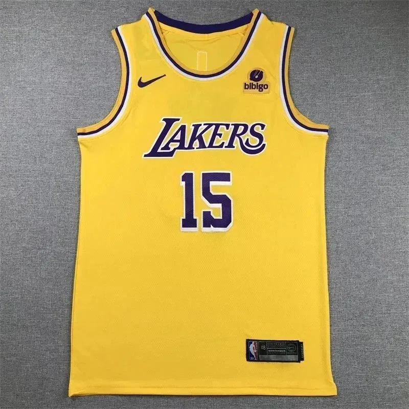 Nike Nike Lakers #15 Jersey Yellow Yellow - 1