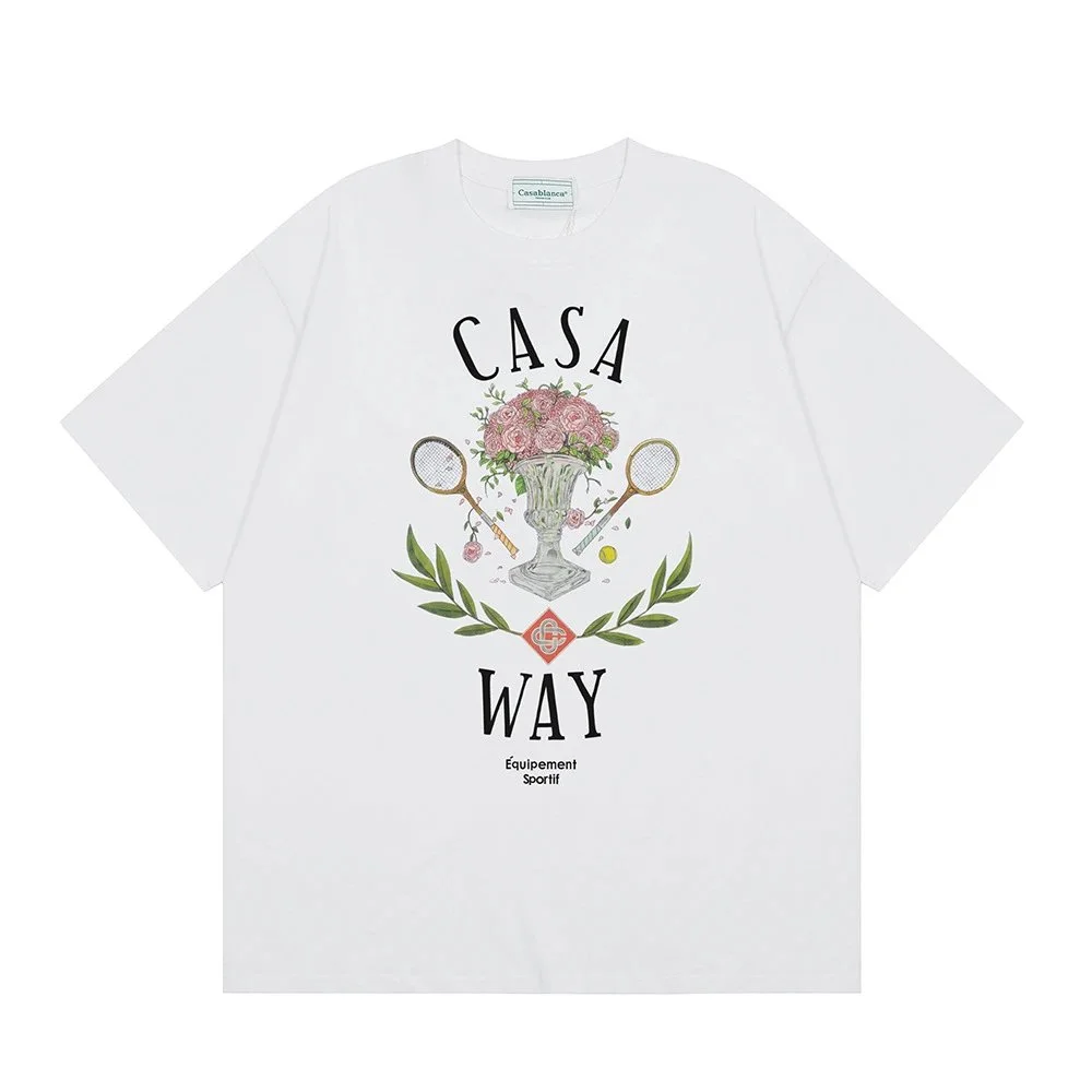 Casablanca Casablanca Casa Way White T-Shirt White - 1