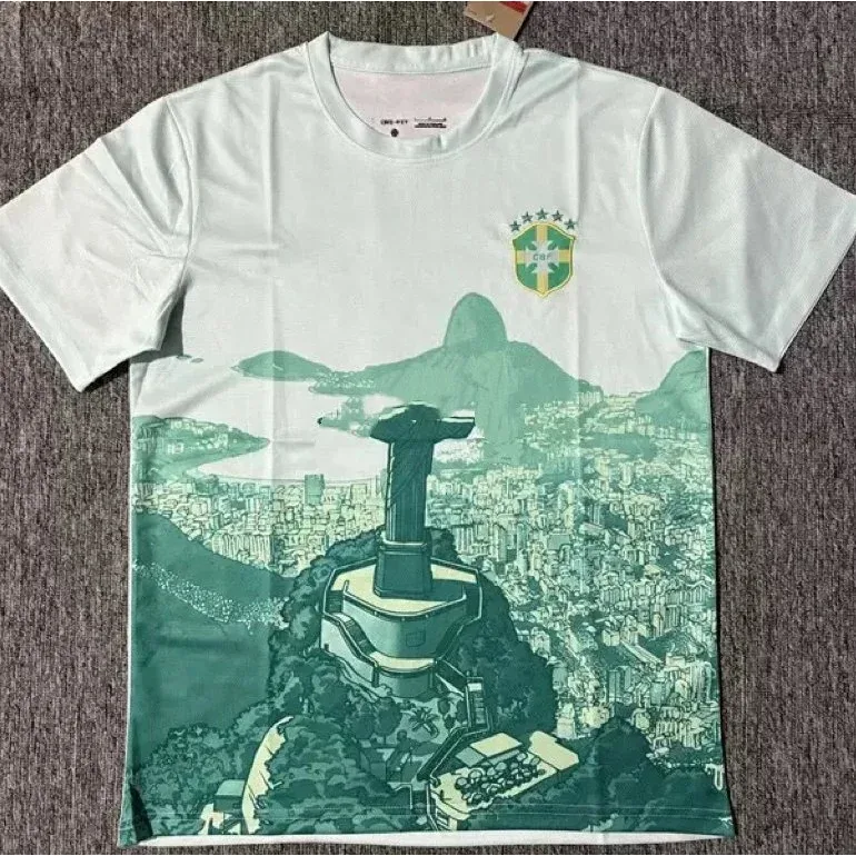 Adidas Adidas Brazil Stadium T-Shirt White White - 1