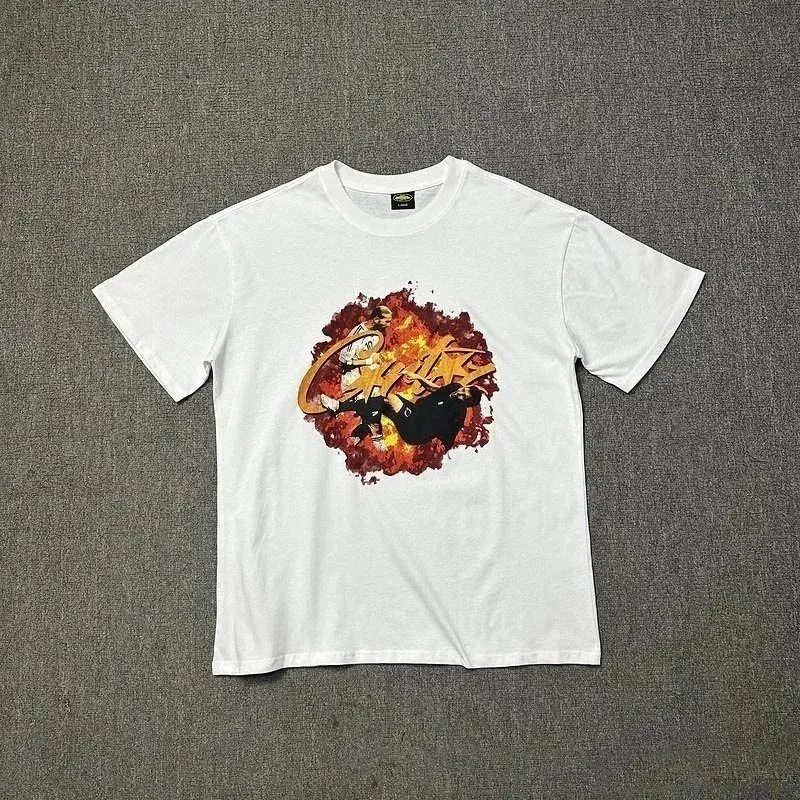 Supreme White Graphic Print T-Shirt White - 1