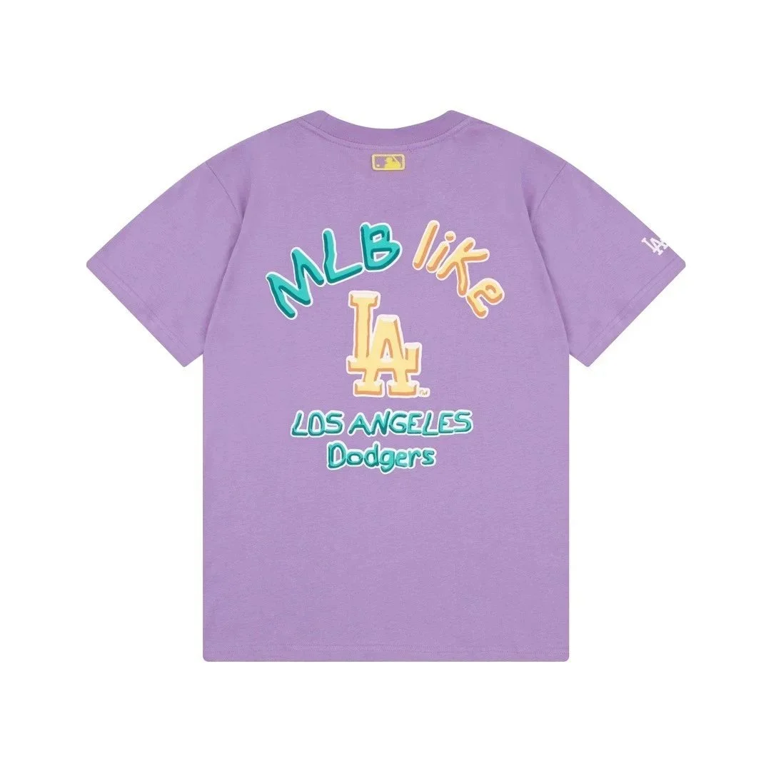 MLB MLB Los Angeles Dodgers Purple T-Shirt Purple - 1