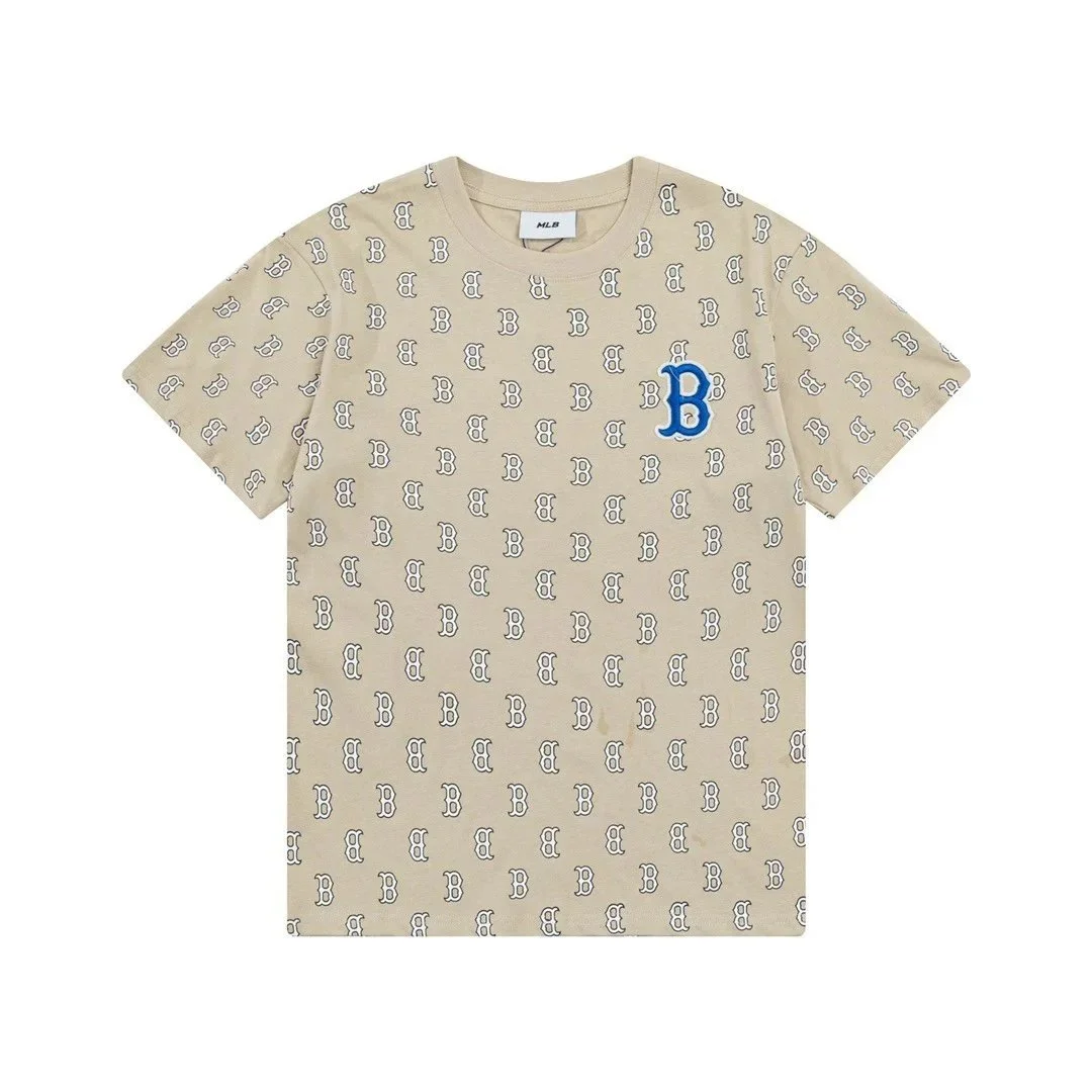 MLB MLB Beige B Logo T-Shirt Beige - 1