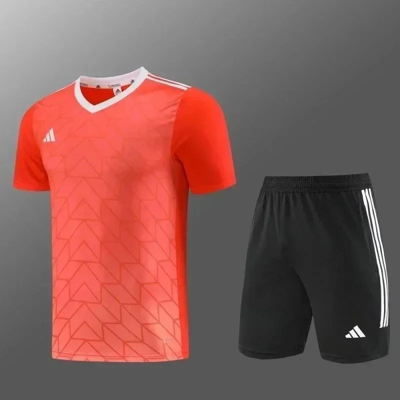 Adidas Adidas Orange & Black Soccer Jersey & Shorts Set Orange - 1