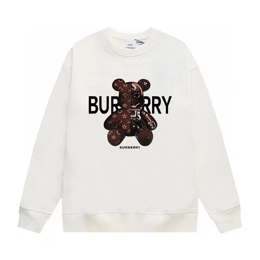 Burberry Burberry White Bear Print Crewneck Sweatshirt White - 1