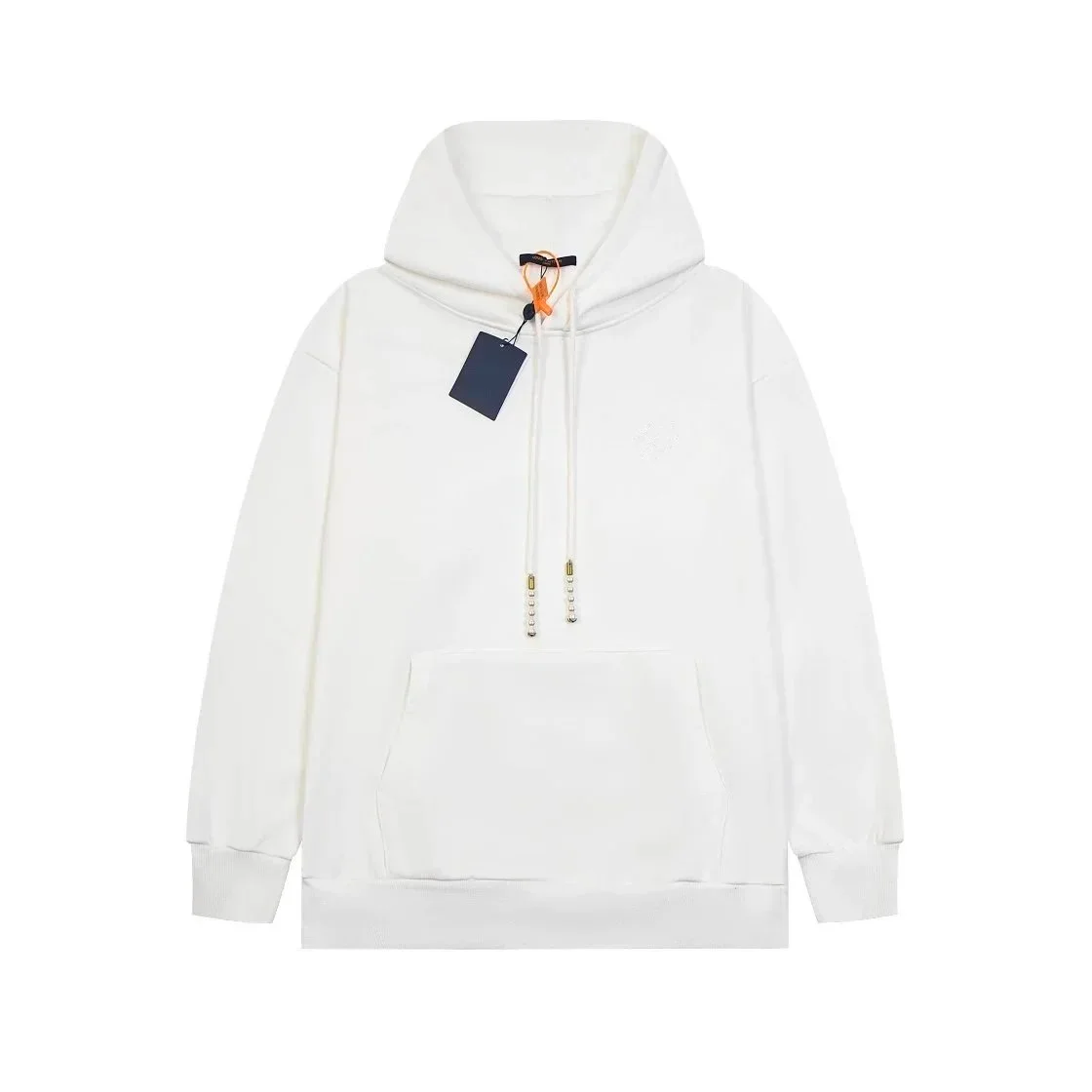 Other White Oversized Hoodie with Front Pocket White - 1