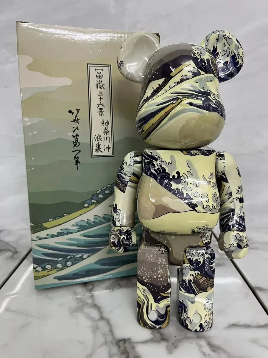 A Bathing Ape A Bathing Ape BAPE STA The Great Wave Hoodie Bear Multicolor - 1