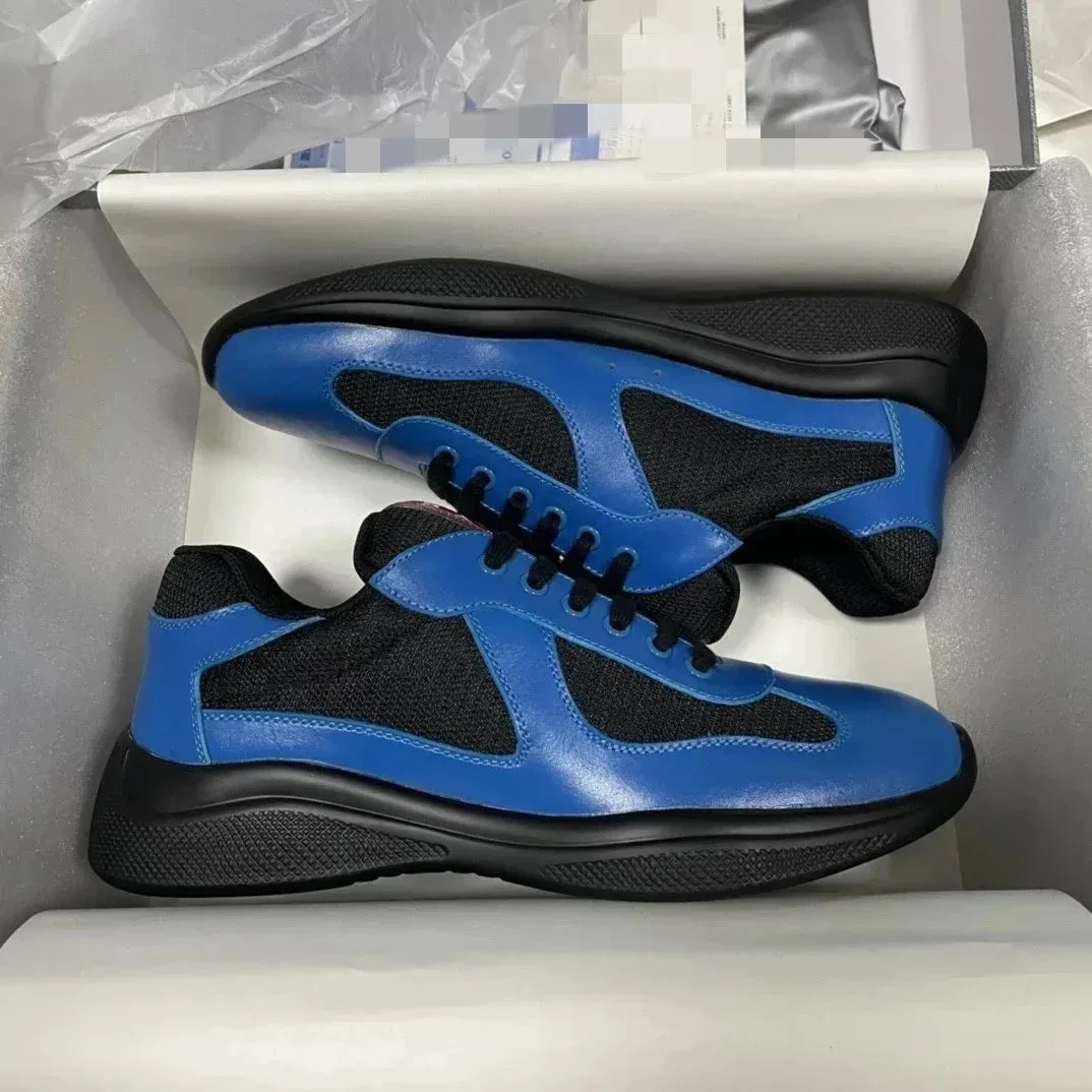 Alexander McQueen Alexander McQueen Oversized Blue & Black Sneakers Blue - 1
