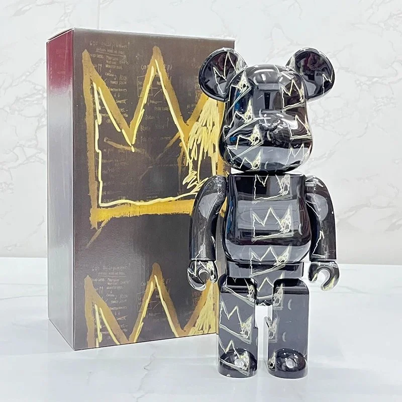 A Bathing Ape A Bathing Ape BAPE STA Black Crown Bear Figure Black - 1