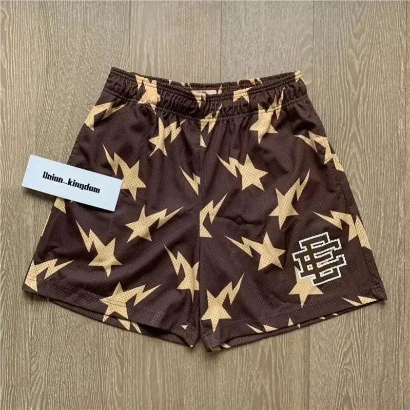 A Bathing Ape A Bathing Ape BAPE STA Star Shorts Brown Brown - 1